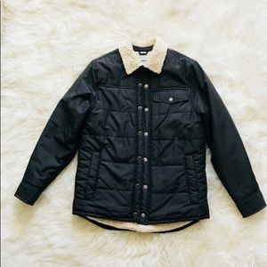 KIDS BLACK WATERPROOF JACKET